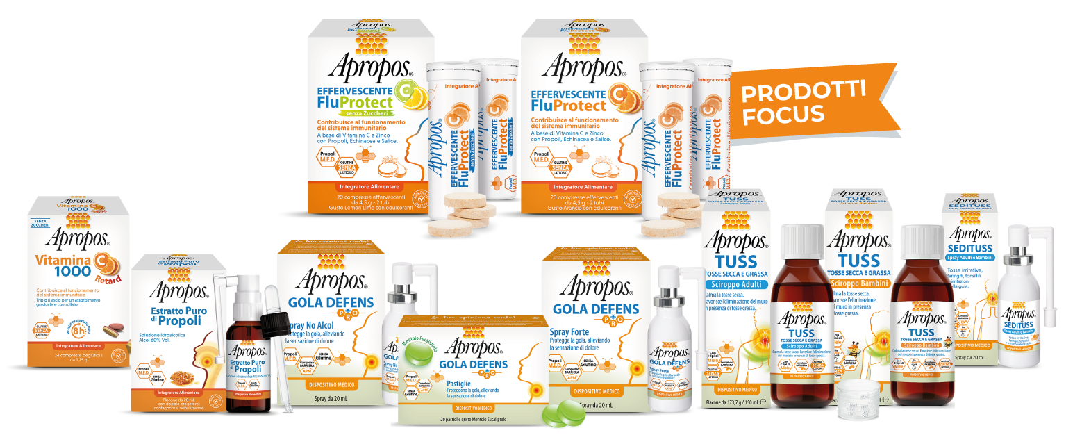 Apropos prodotti e prodotti focus